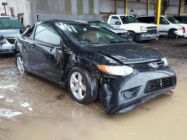 2HGFG12897H516928 - 2007 HONDA CIVIC EX BLACK photo 1