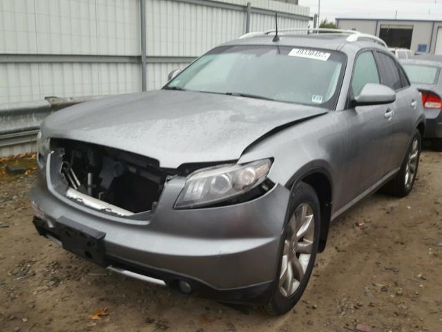 JNRAS08WX8X204895 - 2008 INFINITI FX35 GRAY photo 2