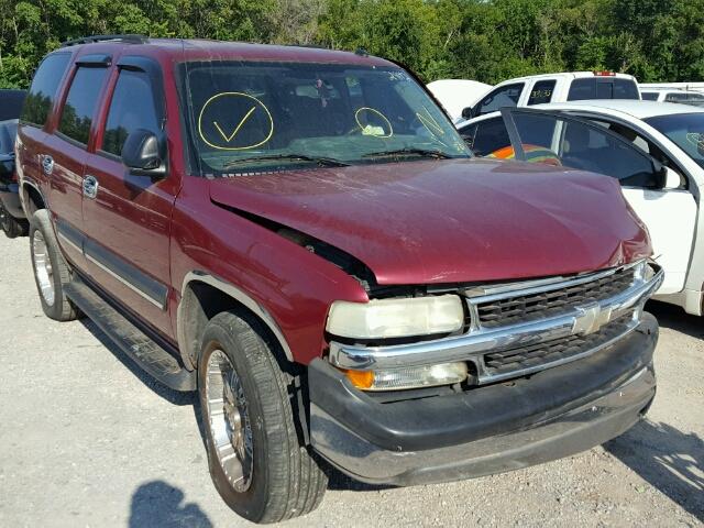 1GNEC13Z74R132842 - 2004 CHEVROLET TAHOE C150 MAROON photo 1