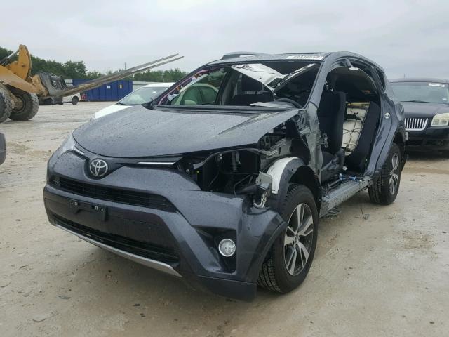 JTMWFREV3JJ730854 - 2018 TOYOTA RAV4 ADVEN GRAY photo 2