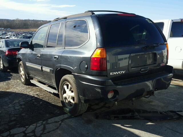 1GKDT13S532360504 - 2003 GMC ENVOY BLACK photo 3