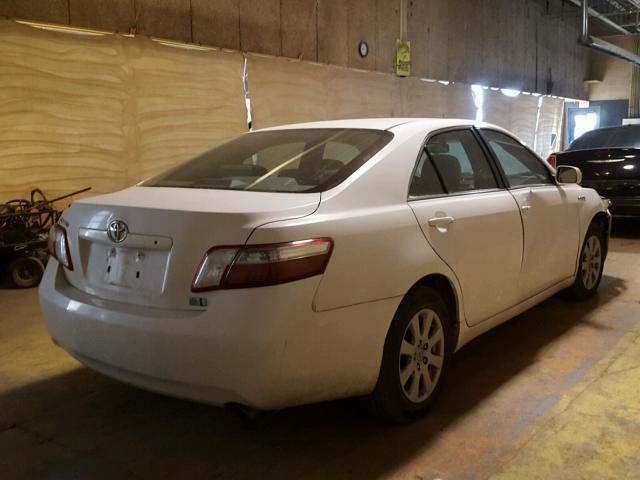 4T1BB46K99U072254 - 2009 TOYOTA CAMRY WHITE photo 4