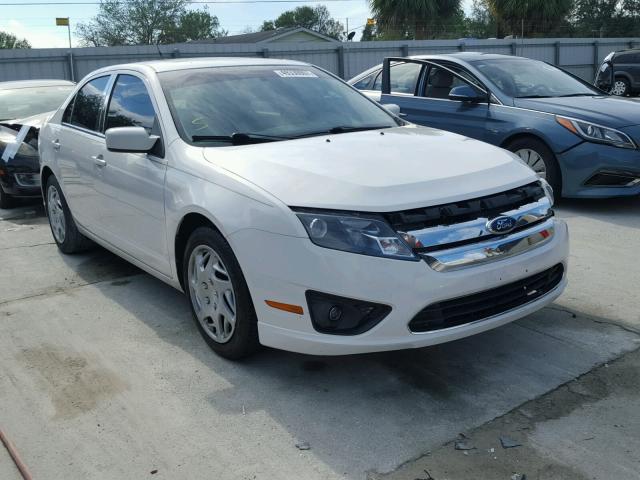 3FAHP0HA3AR375979 - 2010 FORD FUSION SE WHITE photo 1