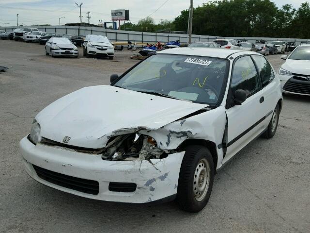 2HGEH2458NH504879 - 1992 HONDA CIVIC DX WHITE photo 2