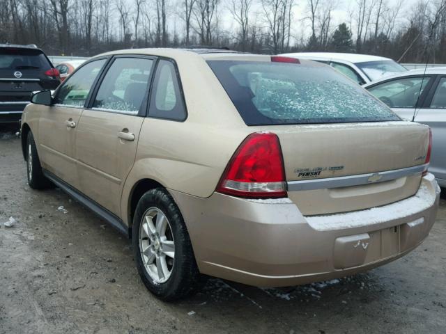 1G1ZT62865F160286 - 2005 CHEVROLET MALIBU MAX 金色 照片 3