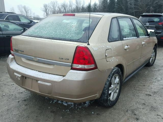1G1ZT62865F160286 - 2005 CHEVROLET MALIBU MAX 金色 照片 4