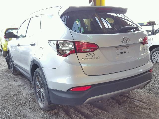 5XYZU3LB1EG143258 - 2014 HYUNDAI SANTA FE S SILVER photo 3