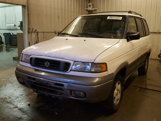 JM3LV5233W0833696 - 1998 MAZDA MPV WAGON WHITE photo 2