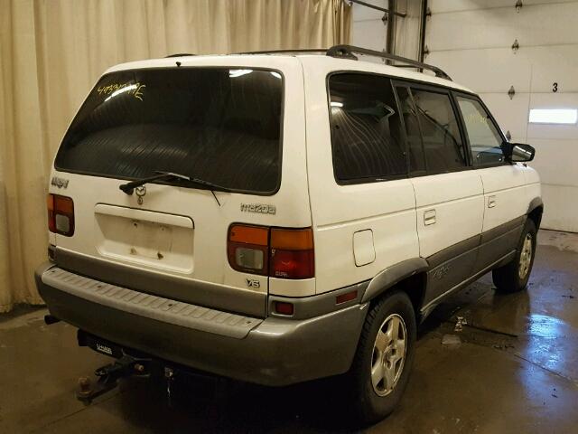 JM3LV5233W0833696 - 1998 MAZDA MPV WAGON WHITE photo 4