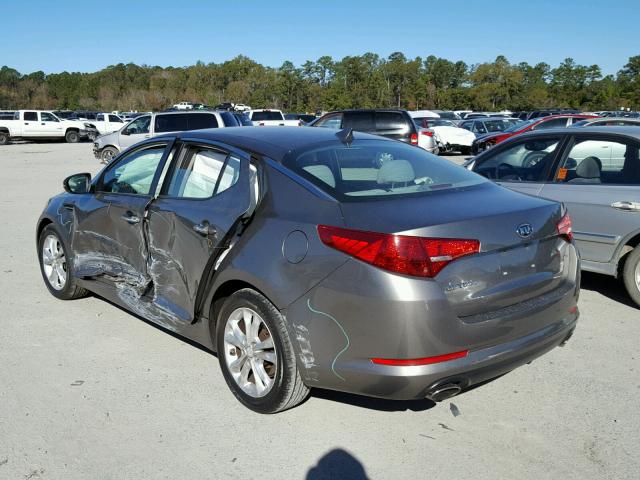 5XXGM4A79CG062960 - 2012 KIA OPTIMA LX GRAY photo 3