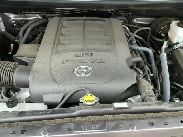 5TFSW5F19HX216260 - 2017 TOYOTA TUNDRA DOU GRAY photo 7