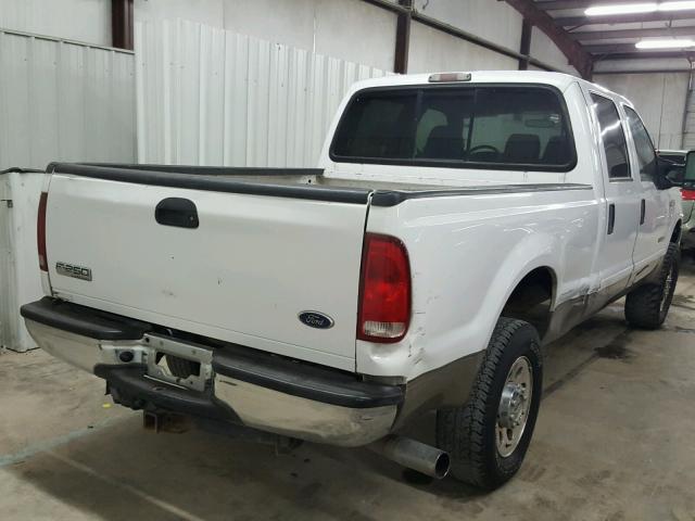 1FTSW20P27EA30694 - 2007 FORD F250 SUPER WHITE photo 4