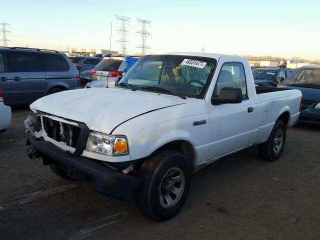 1FTYR10D68PB11379 - 2008 FORD RANGER WHITE photo 2