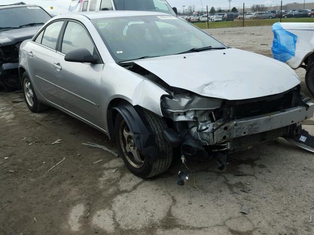 1G2ZF58B274276390 - 2007 PONTIAC G6 VALUE L SILVER photo 1