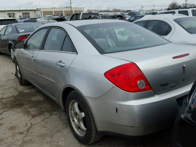 1G2ZF58B274276390 - 2007 PONTIAC G6 VALUE L SILVER photo 3