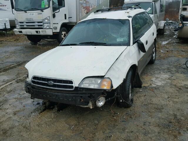 4S3BH6654Y7624698 - 2000 SUBARU LEGACY OUT WHITE photo 2