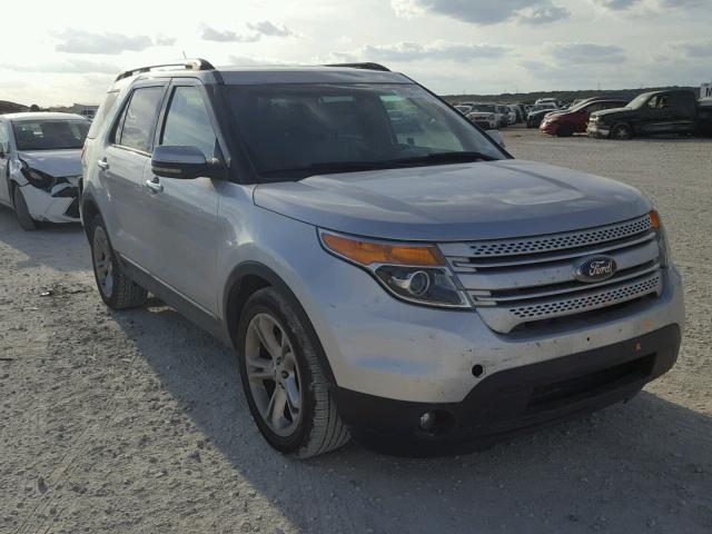 1FM5K7F86FGA56073 - 2015 FORD EXPLORER L SILVER photo 1