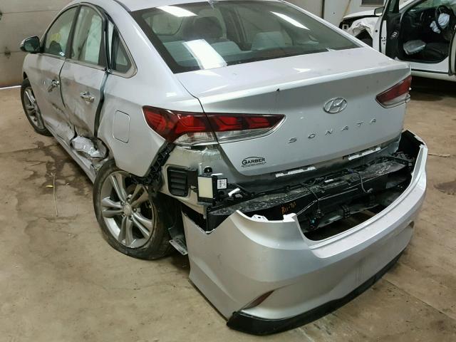 5NPE34AFXJH672868 - 2018 HYUNDAI SONATA SPO SILVER photo 10