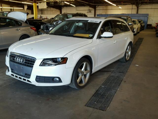 WAUWFAFL0BA022557 - 2011 AUDI A4 PREMIUM WHITE photo 2