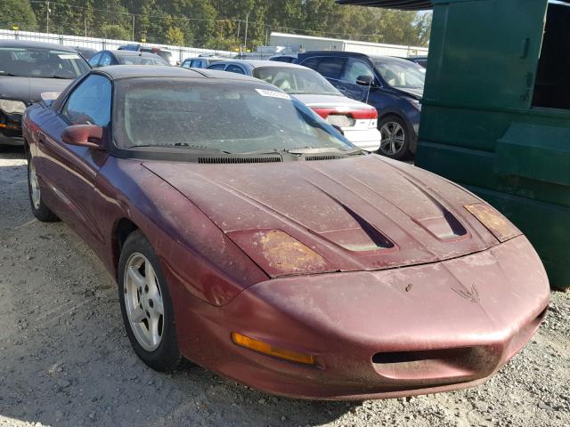 2G2FV22P1S2206046 - 1995 PONTIAC FIREBIRD F MAROON photo 1