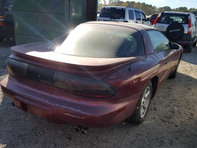 2G2FV22P1S2206046 - 1995 PONTIAC FIREBIRD F MAROON photo 4