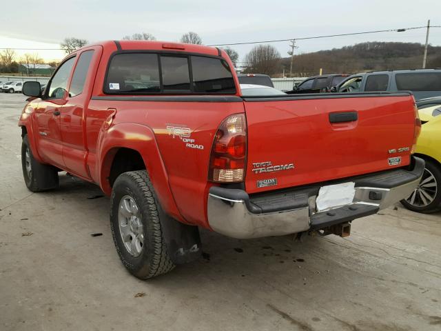 5TEUU42N86Z262055 - 2006 TOYOTA TACOMA ACC RED photo 3