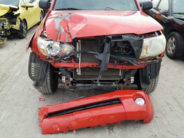 5TEUU42N86Z262055 - 2006 TOYOTA TACOMA ACC RED photo 7