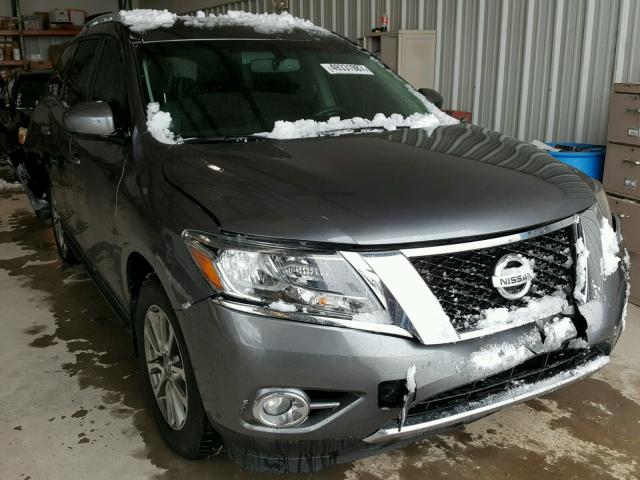 5N1AR2MN0FC658500 - 2015 NISSAN PATHFINDER GRAY photo 1