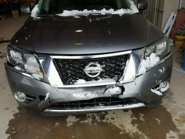 5N1AR2MN0FC658500 - 2015 NISSAN PATHFINDER GRAY photo 7