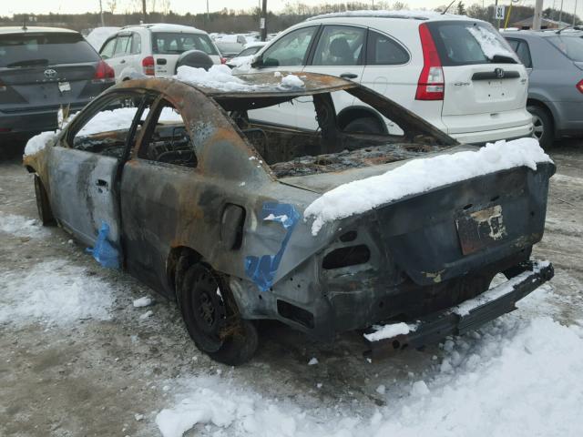 1HGEM22042L040796 - 2002 HONDA CIVIC EX 黑色 照片 3