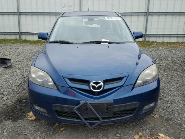 JM1BK344171684255 - 2007 MAZDA 3 HATCHBAC BLUE photo 9