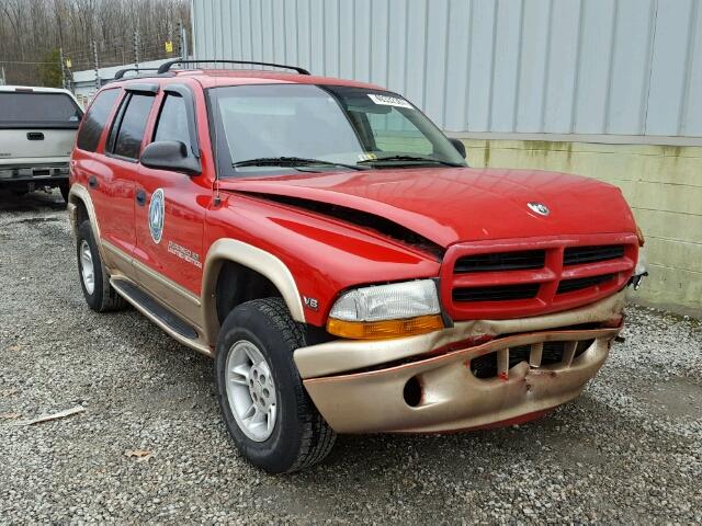 1B4HS28Y4WF127615 - 1998 DODGE DURANGO RED photo 1