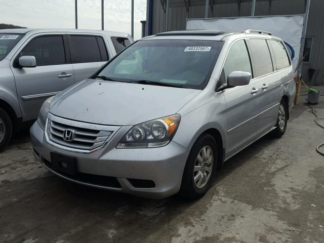5FNRL3H65AB028498 - 2010 HONDA ODYSSEY EX SILVER photo 2