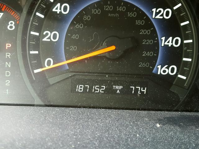 5FNRL3H65AB028498 - 2010 HONDA ODYSSEY EX SILVER photo 8