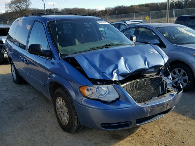 2A8GP44R07R146093 - 2007 CHRYSLER TOWN & COU BLUE photo 1