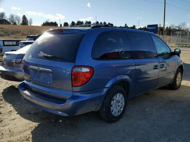 2A8GP44R07R146093 - 2007 CHRYSLER TOWN & COU BLUE photo 4