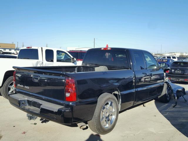 2GCEC19N961334901 - 2006 CHEVROLET SILVERADO BLACK photo 4