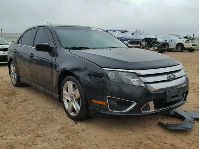 3FAHP0KC6AR285994 - 2010 FORD FUSION SPO BLACK photo 1