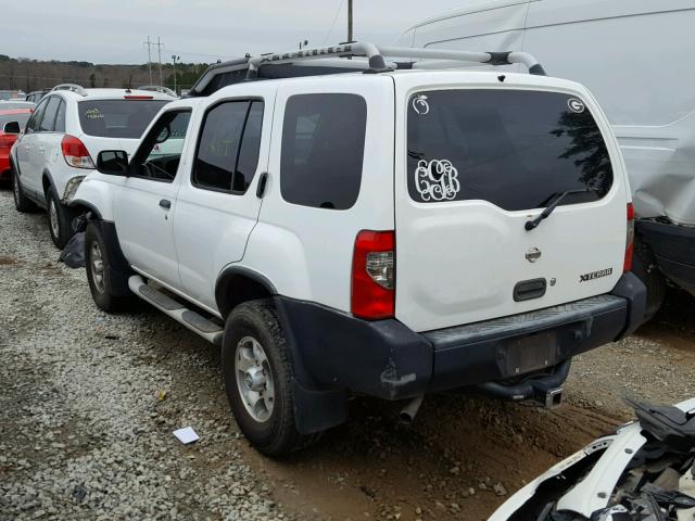 5N1ED28T01C500983 - 2001 NISSAN XTERRA XE WHITE photo 3