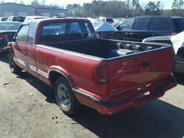 1GCCS19X6VK243269 - 1997 CHEVROLET S TRUCK S1 RED photo 3