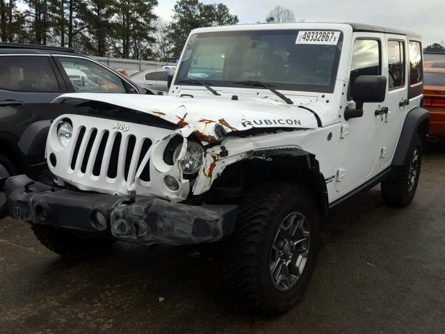 1C4BJWFG0GL230224 - 2016 JEEP WRANGLER U WHITE photo 2