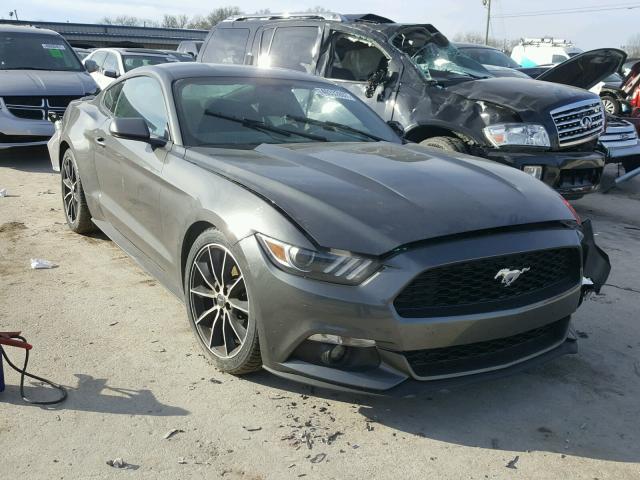 1FA6P8TH6H5202240 - 2017 FORD MUSTANG GRAY photo 1