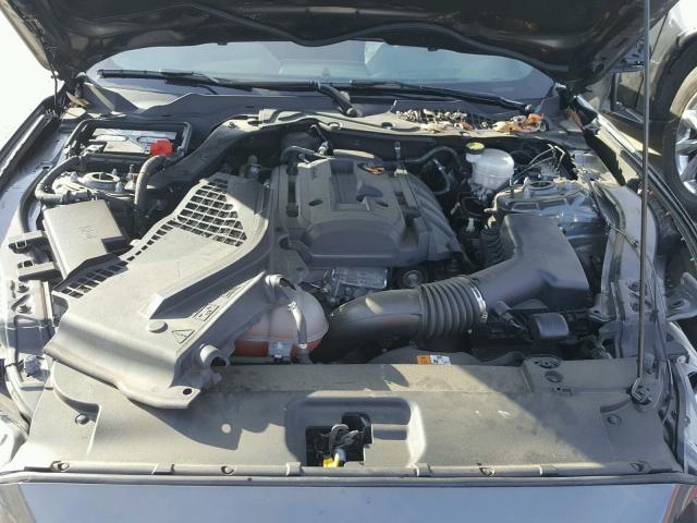 1FA6P8TH6H5202240 - 2017 FORD MUSTANG GRAY photo 7