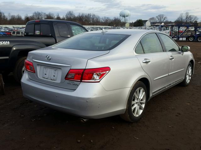 JTHBK1EG3B2441383 - 2011 LEXUS ES 350 SILVER photo 4