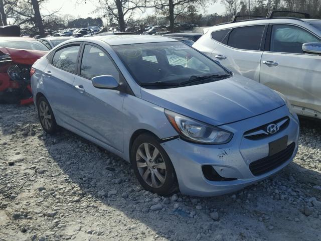 KMHCU4AE7CU042340 - 2012 HYUNDAI ACCENT GLS BLUE photo 1