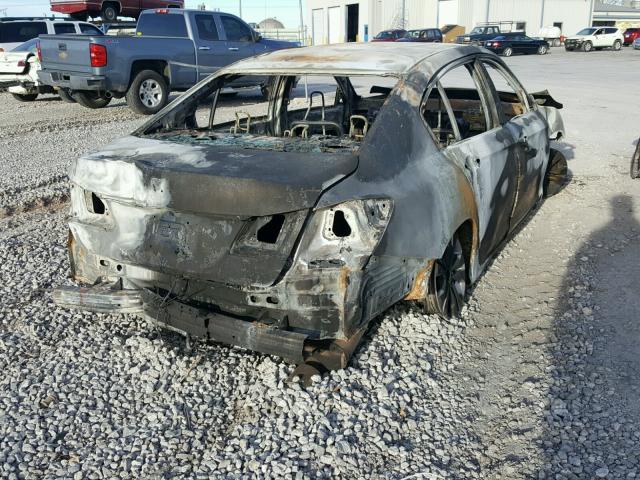 1HGCR2F38EA262822 - 2014 HONDA ACCORD LX BURN photo 4