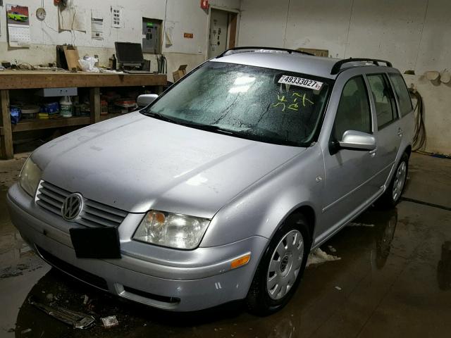 WVWRL61JX4W003449 - 2004 VOLKSWAGEN JETTA GL SILVER photo 2