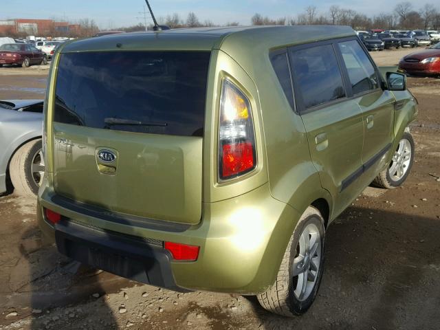 KNDJT2A27A7144466 - 2010 KIA SOUL + GREEN photo 4