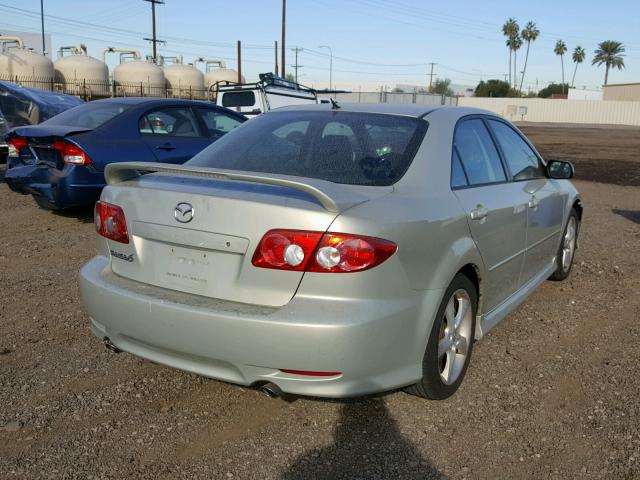 1YVFP80D845N38889 - 2004 MAZDA 6 S TAN photo 4