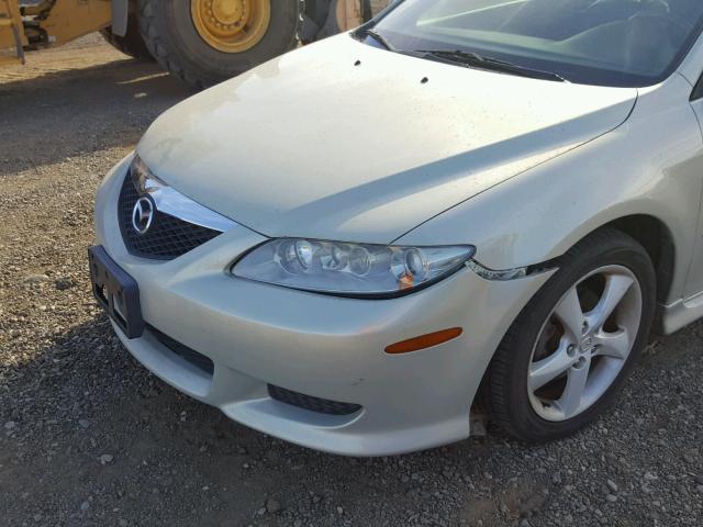 1YVFP80D845N38889 - 2004 MAZDA 6 S TAN photo 9